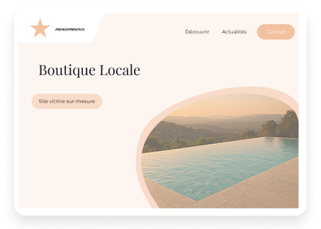 Maquette de site web — Sites vitrines